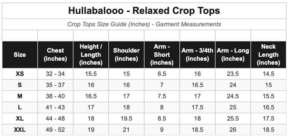 Size Guide