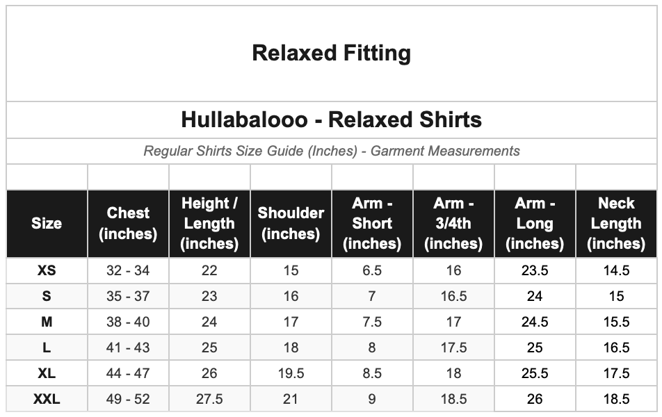 Size Guide