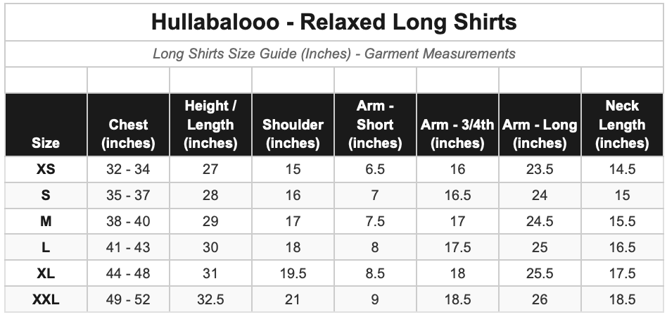 Size Guide